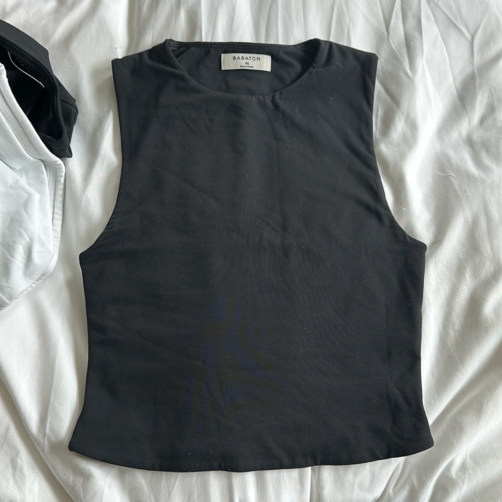 BABATON aritzia tank top crop